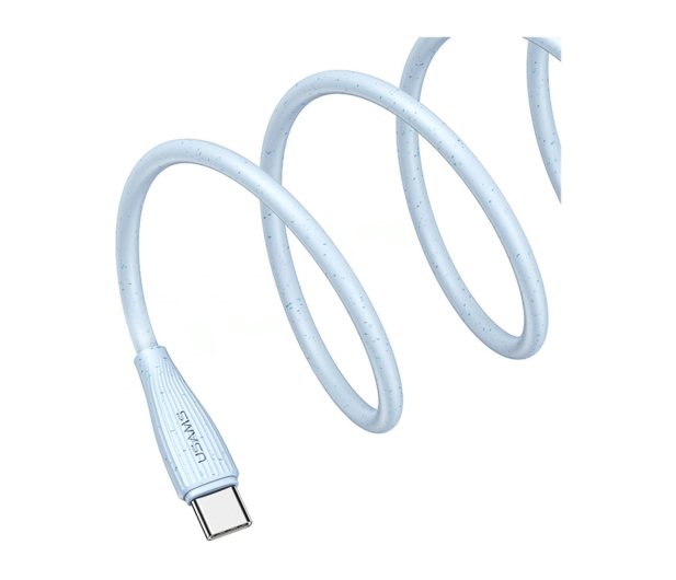 USAMS Kabel Green Series SJ714 18W 3A USB-A do USB-C 1m niebieski - 1568992 - zdjęcie 3